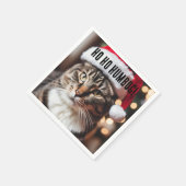 フェスティバル虎猫 スタンダードカクテルナプキン (角)