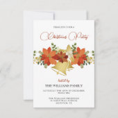 フェスティバル装飾クリスマスパーティー 招待状 (正面)