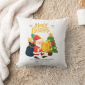 フェスティバル装飾枕 – クリスマスプレゼント クッション (ブランケット)