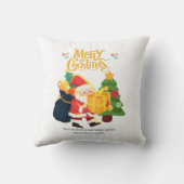 フェスティバル装飾枕 – クリスマスプレゼント クッション (裏面)