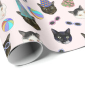 フェスティバル誕生日キャッツサマープールパーティー ラッピングペーパー (ロールコーナー)