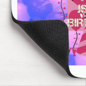 フェスティバル誕生日デザイン:今日は私の誕生日 マウスパッド (コーナー)