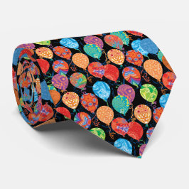 フェスティバル誕生日バルーンのパターン ネクタイ