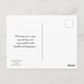 フェスティバル誕生日バルーン葉書 ポストカード (裏面)