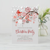 フェスティバル赤い鳥と花クリスマスパーティー 招待状 (スタンド正面)