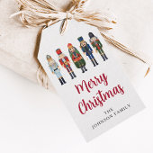 フェスティバル赤くるみ割りクリスマス ギフトタグ