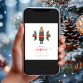 フェスティバル赤くるみ割りメリークリスマス シーズンカード