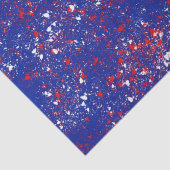 フェスティバル赤と白オンブルーティッシュペーパー 薄葉紙 (詳細)