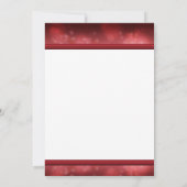 フェスティバル赤と白キャンディーキャンズクリスマスパーティー 招待状 (裏面)