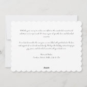 フェスティバル赤と白ボウクリスマスホリデーフォト シーズンカード (裏面)