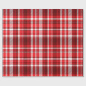 フェスティバル赤と白格子包み紙 ラッピングペーパー (フラット)