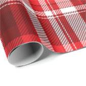 フェスティバル赤と白格子包み紙 ラッピングペーパー (ロールコーナー)
