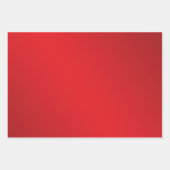 フェスティバル赤白と緑のクリストライプのスマス ラッピングペーパーシート (正面3)