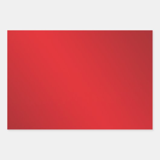 フェスティバル赤白と緑のクリストライプのスマス ラッピングペーパーシート (正面3)