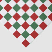 フェスティバル赤緑チェックパターン 薄葉紙 (詳細)