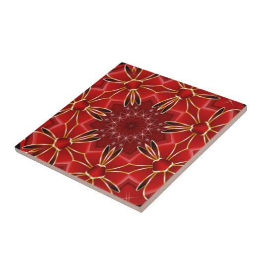 フェスティバル赤 タイル (側面)