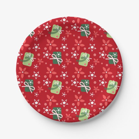 フェスティバル赤 ペーパープレート (正面)