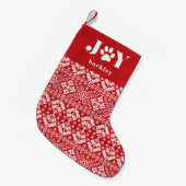 フェスティバル足 |ペット スモールクリスマスストッキング (正面 (吊り時))