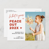 フェスティバル送別平和2024クリスマスフォト シーズンポストカード (正面/裏面)