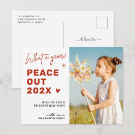 フェスティバル送別平和2024クリスマスフォト シーズンポストカード