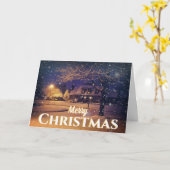 フェスティバル通り、クリスマスグリーティング カード (黄色い花)