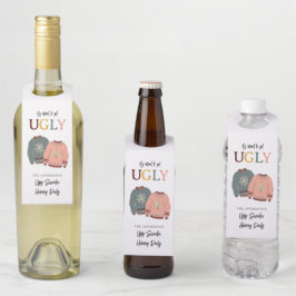 フェスティバル醜いセーターホリデーパーティークリスマス ボトルネックタグ