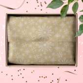 フェスティバル金ゴールドクリスマスホリデーウィンタースノーフレーク 薄葉紙