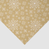 フェスティバル金ゴールドクリスマスホリデーウィンタースノーフレーク 薄葉紙 (詳細)
