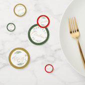 フェスティバル金ゴールドタイポグラフィ食べドリンクメリークリスマス コンフェッティ (グループ)