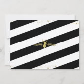 フェスティバル金ゴールドディアホリデーパーティ招待状 招待状 (裏面)