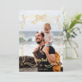 フェスティバル金ゴールド描ラインリボンフレーム1 – 写真 シーズンカード (スタンド正面)