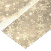 フェスティバル金ゴールド雪が輝く ショートテーブルランナー (コーナー)