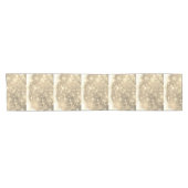 フェスティバル金ゴールド雪が輝く ショートテーブルランナー (横)