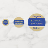 フェスティバル除・売却パーティーテーブル紙吹雪 コンフェッティ (正面)