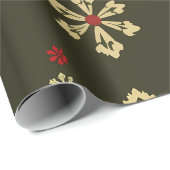 フェスティバル雪だるまクリスマスパターン ラッピングペーパー (ロールコーナー)