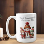 フェスティバル雪だるまファミリー コーヒーマグカップ