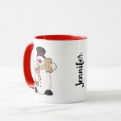 フェスティバル雪だるまマグ マグカップ (正面左)