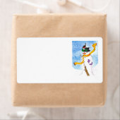 フェスティバル'雪だるま'出荷ラベル ラベル (インサイチュ)