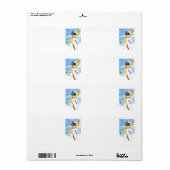 フェスティバル'雪だるま'出荷ラベル ラベル (フルシート)