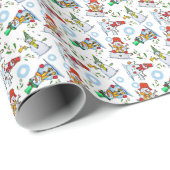 フェスティバル雪だるま及び休日応援 ラッピングペーパー (ロールコーナー)