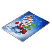 フェスティバル雪だるま ノートブック (左側)