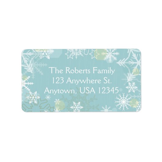 フェスティバル雪 ラベル (正面)