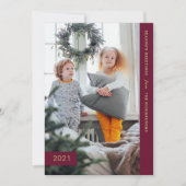 フェスティバル願い |一モダンつの写真 シーズンカード (正面)