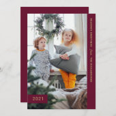 フェスティバル願い |一モダンつの写真 シーズンカード (正面/裏面)