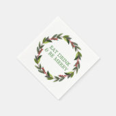 フェスティバル食べドリンク&ビーメリーウォーターリース スタンダードカクテルナプキン (角)