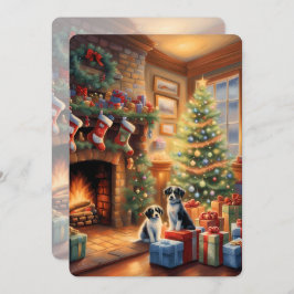 フェスティバル飾室，暖炉，犬，ヴィンテージ