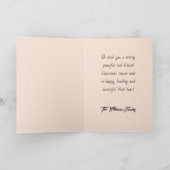 フェスティバル飾室，暖炉，犬，ヴィンテージ カード (内部)