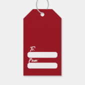 フェスティバル飾店頭クリスマスギフトタグ ギフトタグ (裏面)