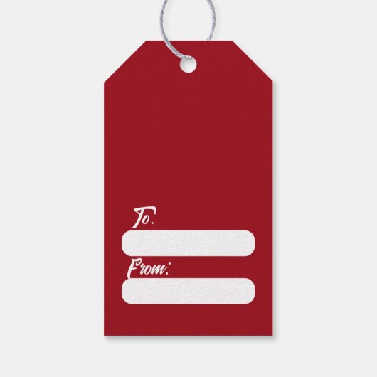 フェスティバル飾店頭クリスマスギフトタグ ギフトタグ (裏面)