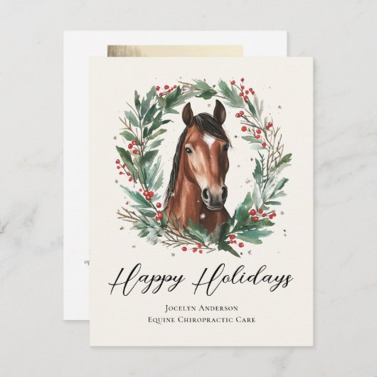 フェスティバル馬術ビジネス企業の写真 シーズンカード (正面/裏面)